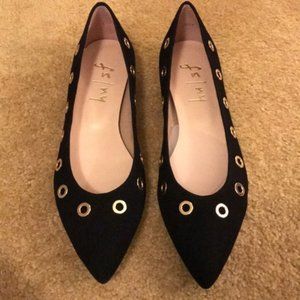 NIB FS/NY French Sole Black Suede Obsure Flats